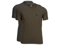 Seeland Outdoor T-Shirt 2er-pack - Raven/Pine green